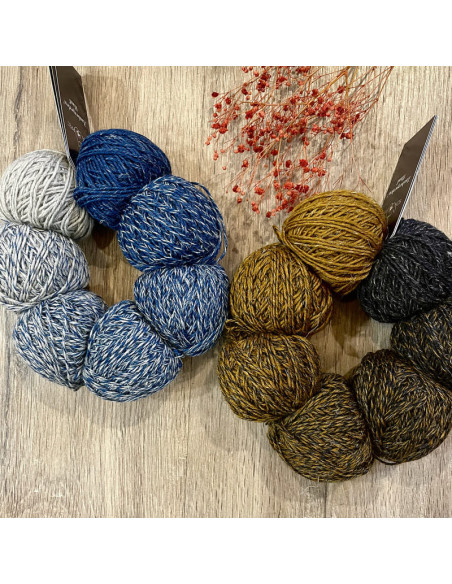 Zauberperlen Hanf Schoppen Wolle | Variegated  Yarn for Knitting and Crochet