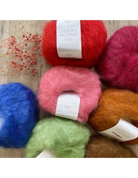 Ballerina Chunky Mohair Sandnes Garn | Soft Mohair Yarn
