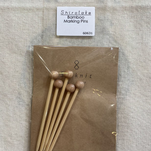 Seeknit - Alfinetes em Bambu - Ovelha Negra